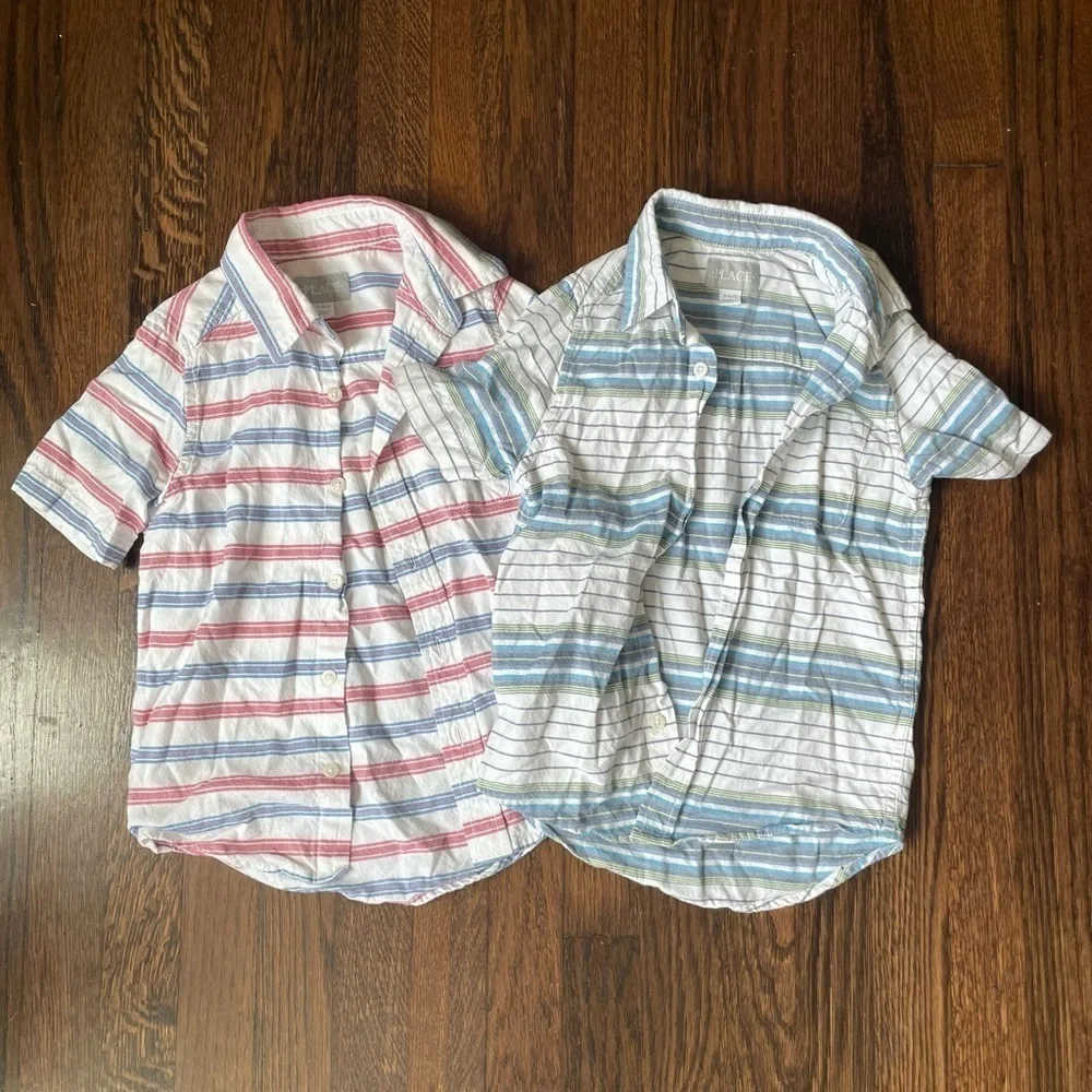 Children’s place boys bundle of 2 button down shirts